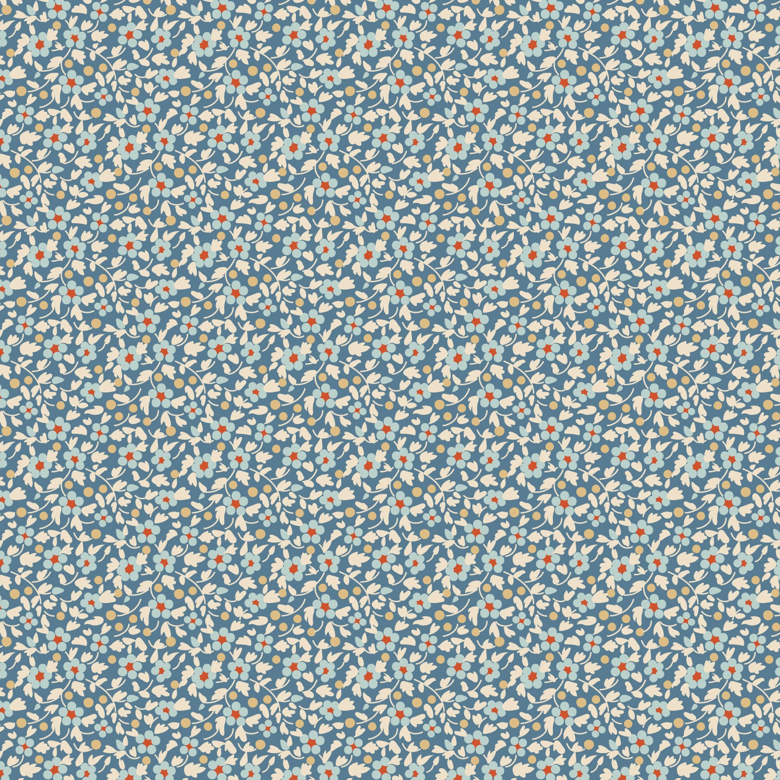 Brie Blue, 130131, Summer Creating Memories, sold by the 1/2 yard, *PREORDER - Good Vibes Quilt Shop