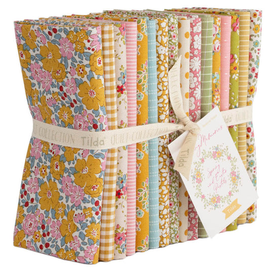 Creating Memories SPRING Collection, by Tilda Fabrics, 16 FQ skus Bundle Pack - Good Vibes Quilt Shop