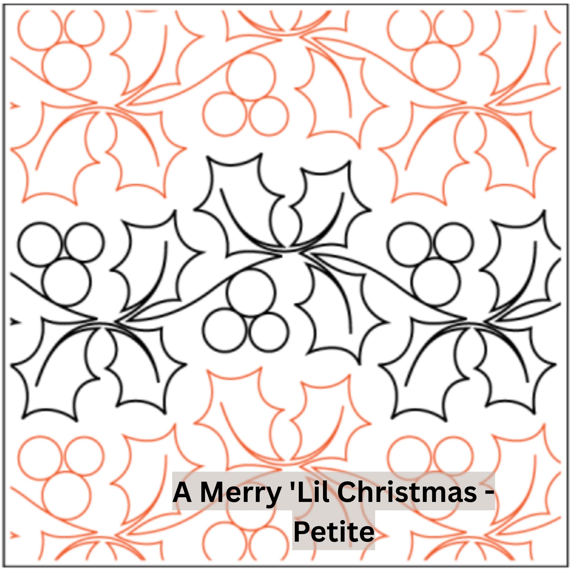 Christmas and Winter Snow Patterns Pantograph Patterns for Edge to Edge for Longarm Quilting - Good Vibes Quilt Shop
