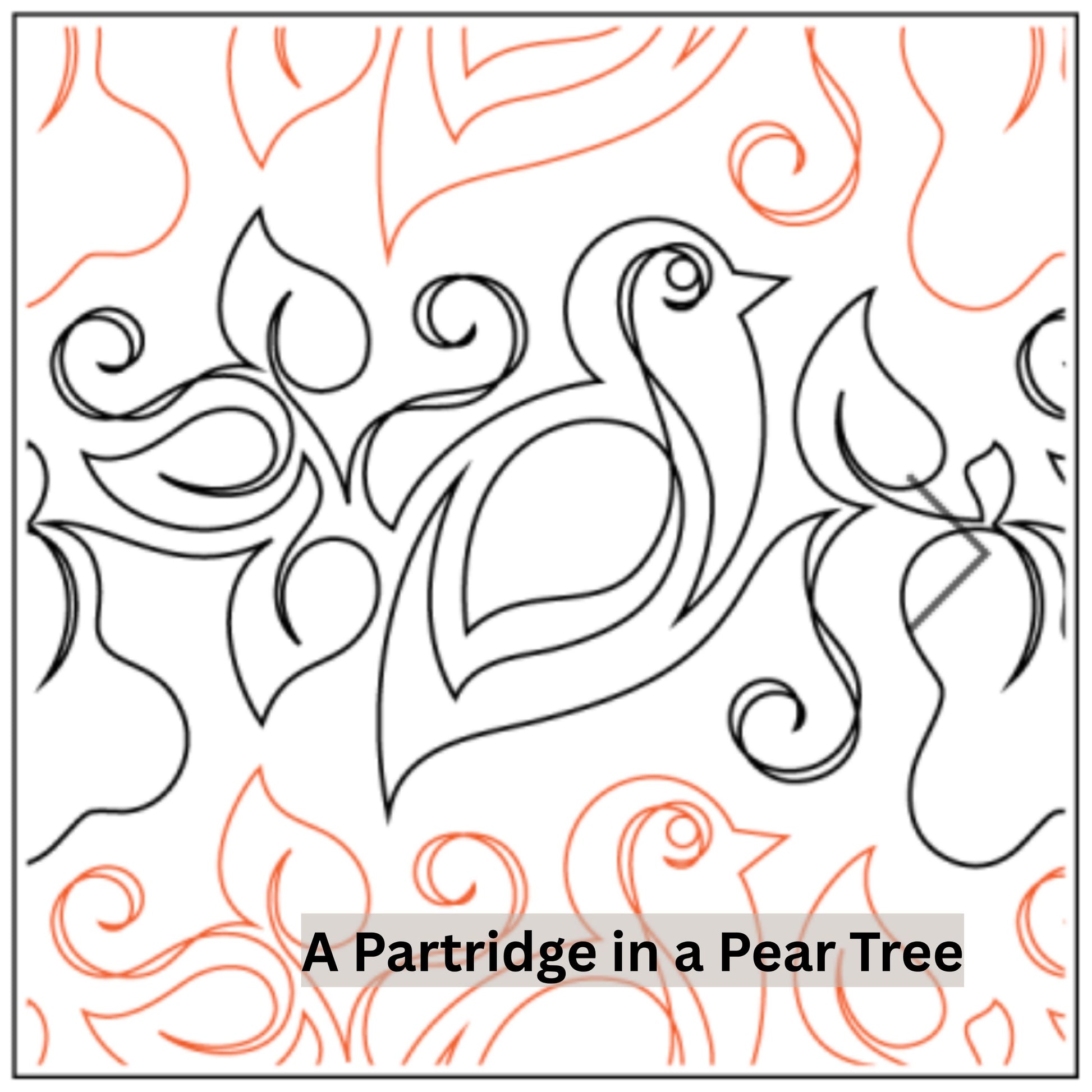 Christmas and Winter Snow Patterns Pantograph Patterns for Edge to Edge for Longarm Quilting - Good Vibes Quilt Shop