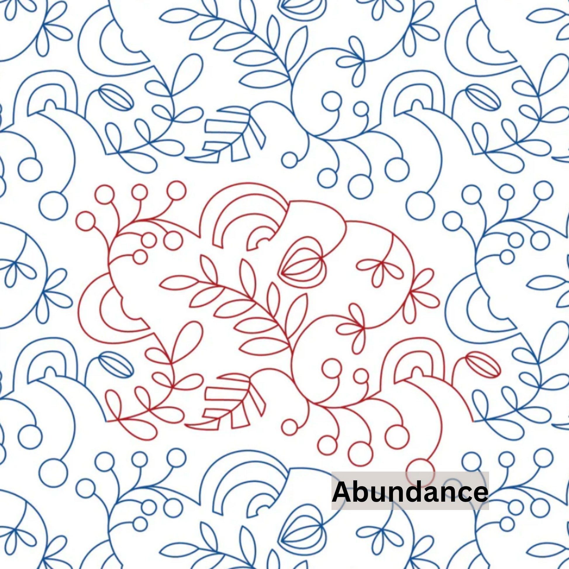 Flowers and Feathers Patterns Pantograph Patterns for Edge to Edge for Longarm Quilting - Good Vibes Quilt Shop