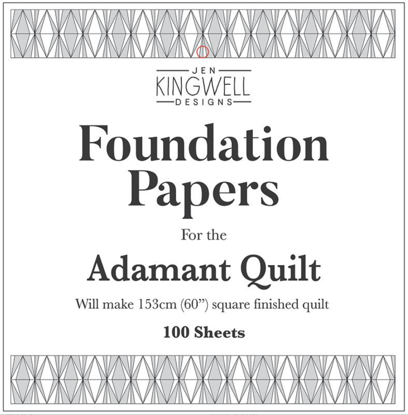 Adamant Foundation Papers by Jen Kingwell Designs JKD 0462 - Good Vibes Quilt Shop