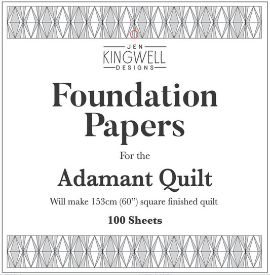 Adamant Foundation Papers by Jen Kingwell Designs JKD 0462 - Good Vibes Quilt Shop