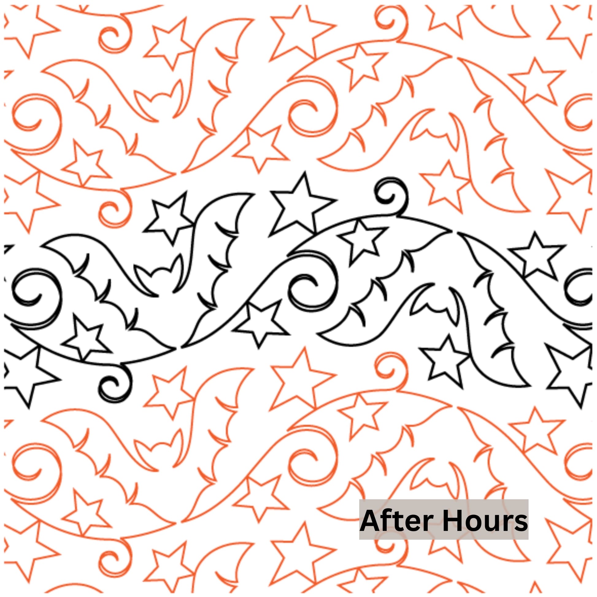Halloween and Fall Pantographs Patterns for Edge to Edge for Longarm Quilting - Good Vibes Quilt Shop