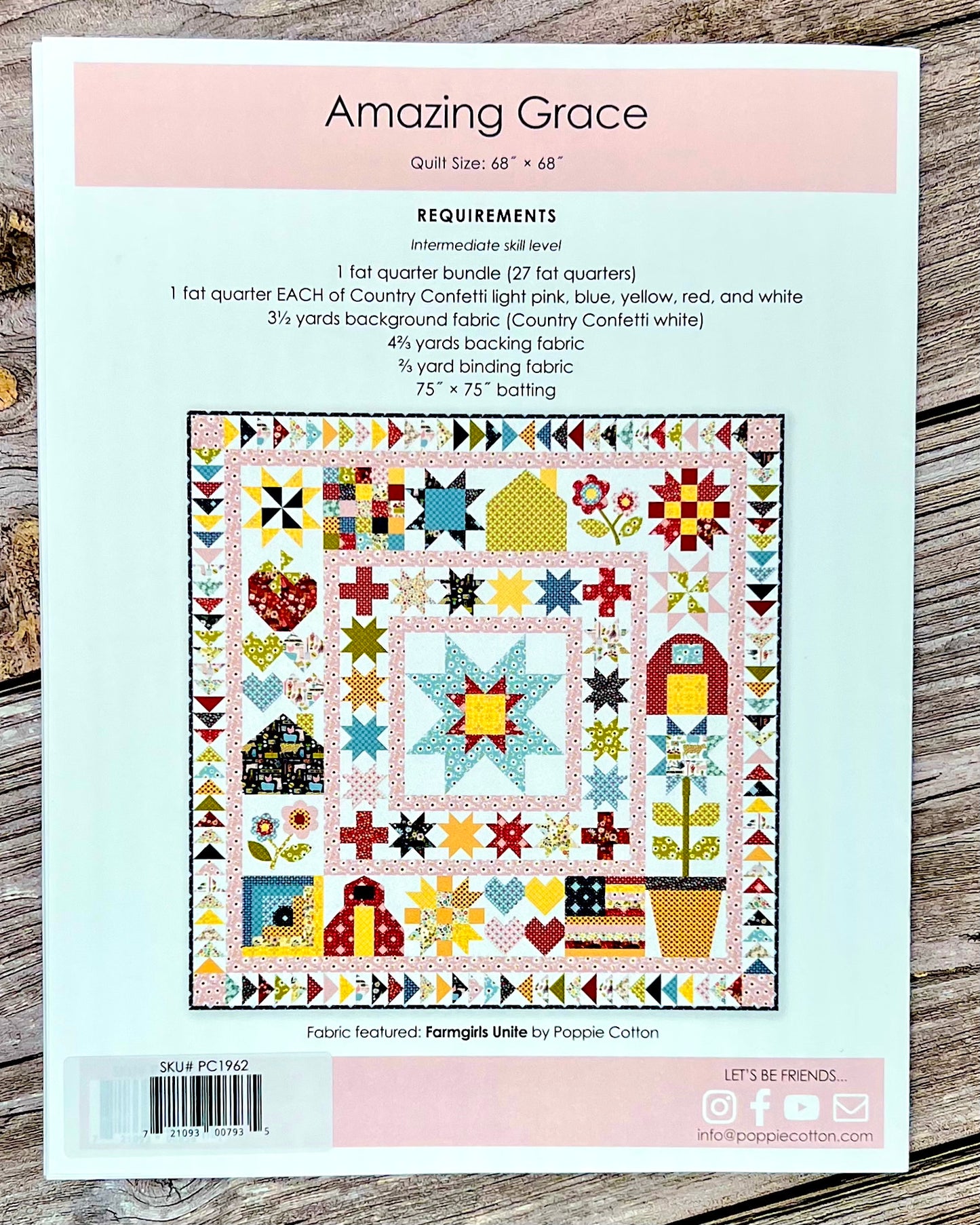 Amazing Grace Quilt Pattern - Good Vibes Quilt Shop