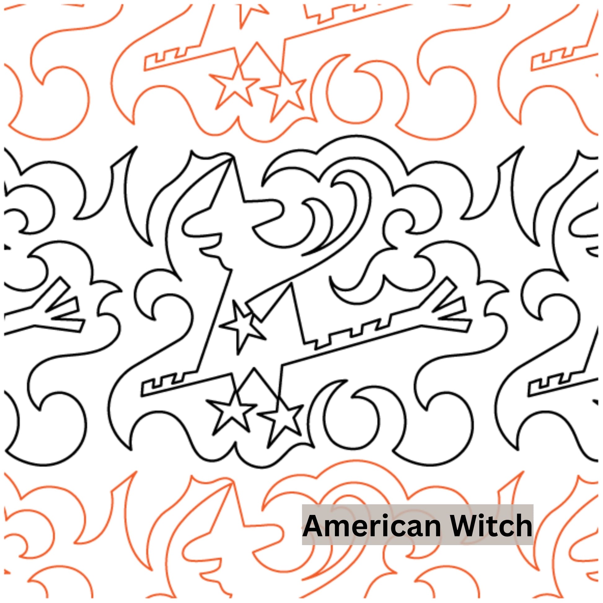 Halloween and Fall Pantographs Patterns for Edge to Edge for Longarm Quilting - Good Vibes Quilt Shop