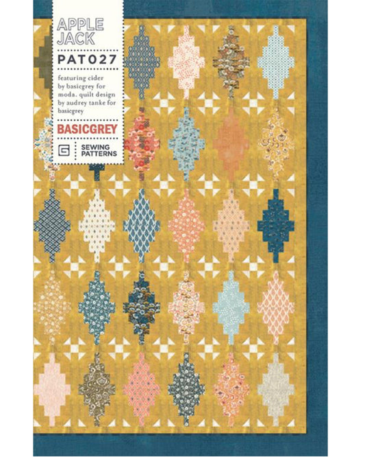 Apple Jack Quilt Pattern, by Basic Grey, PAT027, Jellyroll Friendly - Good Vibes Quilt Shop