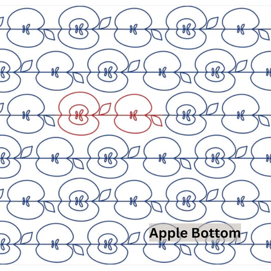 Fruit, Food and Fungi Pantograph Patterns for Edge to Edge for Longarm Quilting - Good Vibes Quilt Shop
