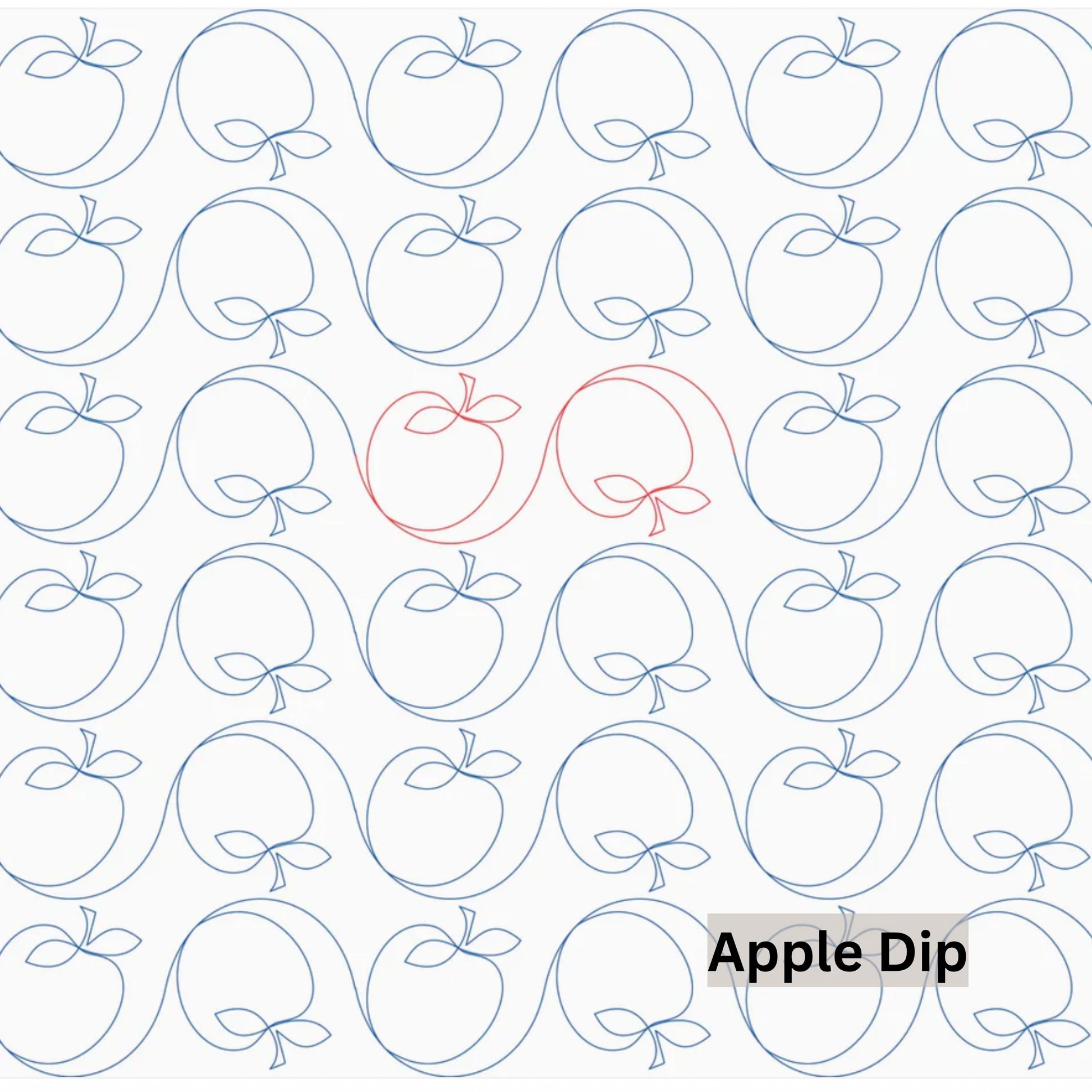 Fruit, Food and Fungi Pantograph Patterns for Edge to Edge for Longarm Quilting - Good Vibes Quilt Shop