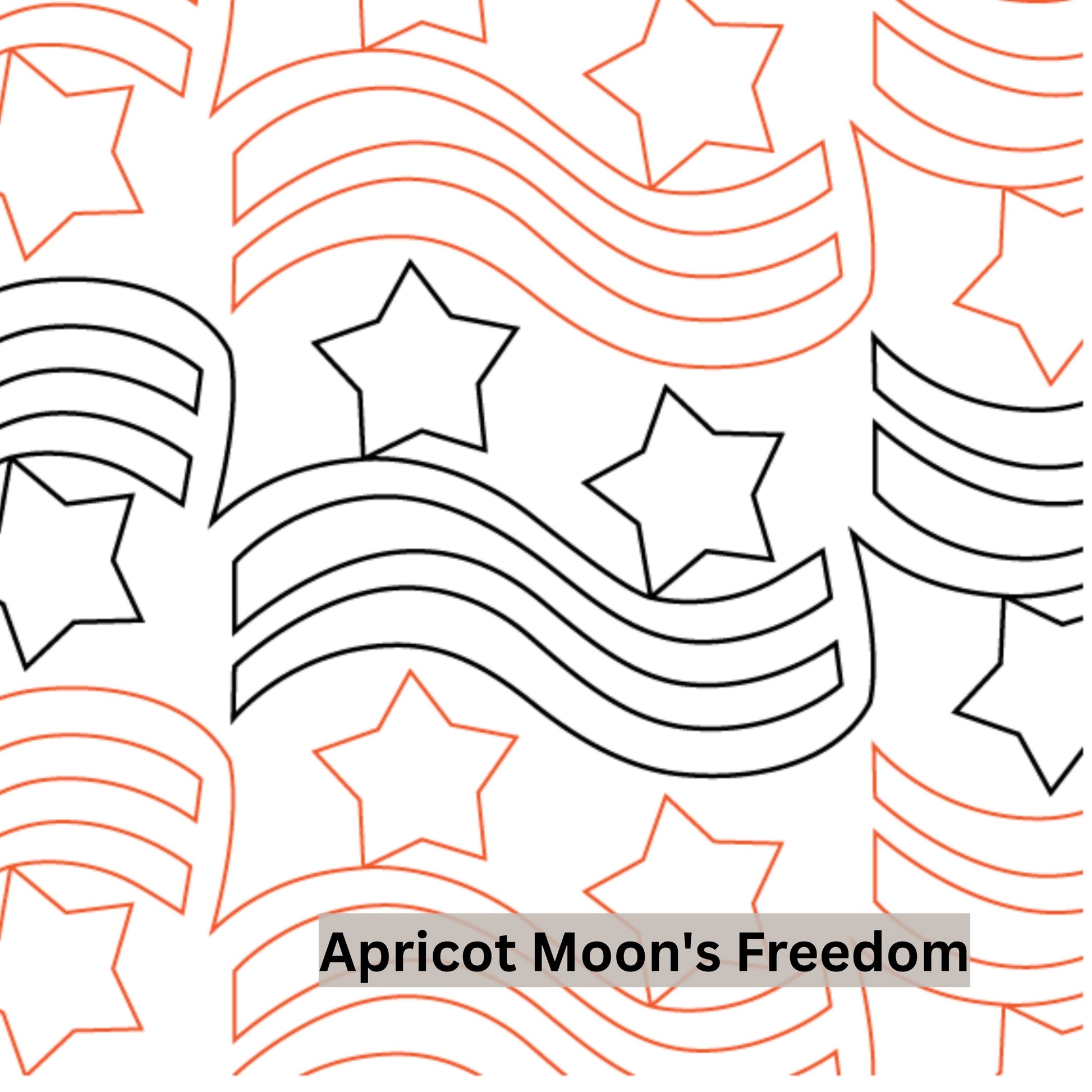 Stars and Stripes Patterns for Edge to Edge for Longarm Quilting - Good Vibes Quilt Shop