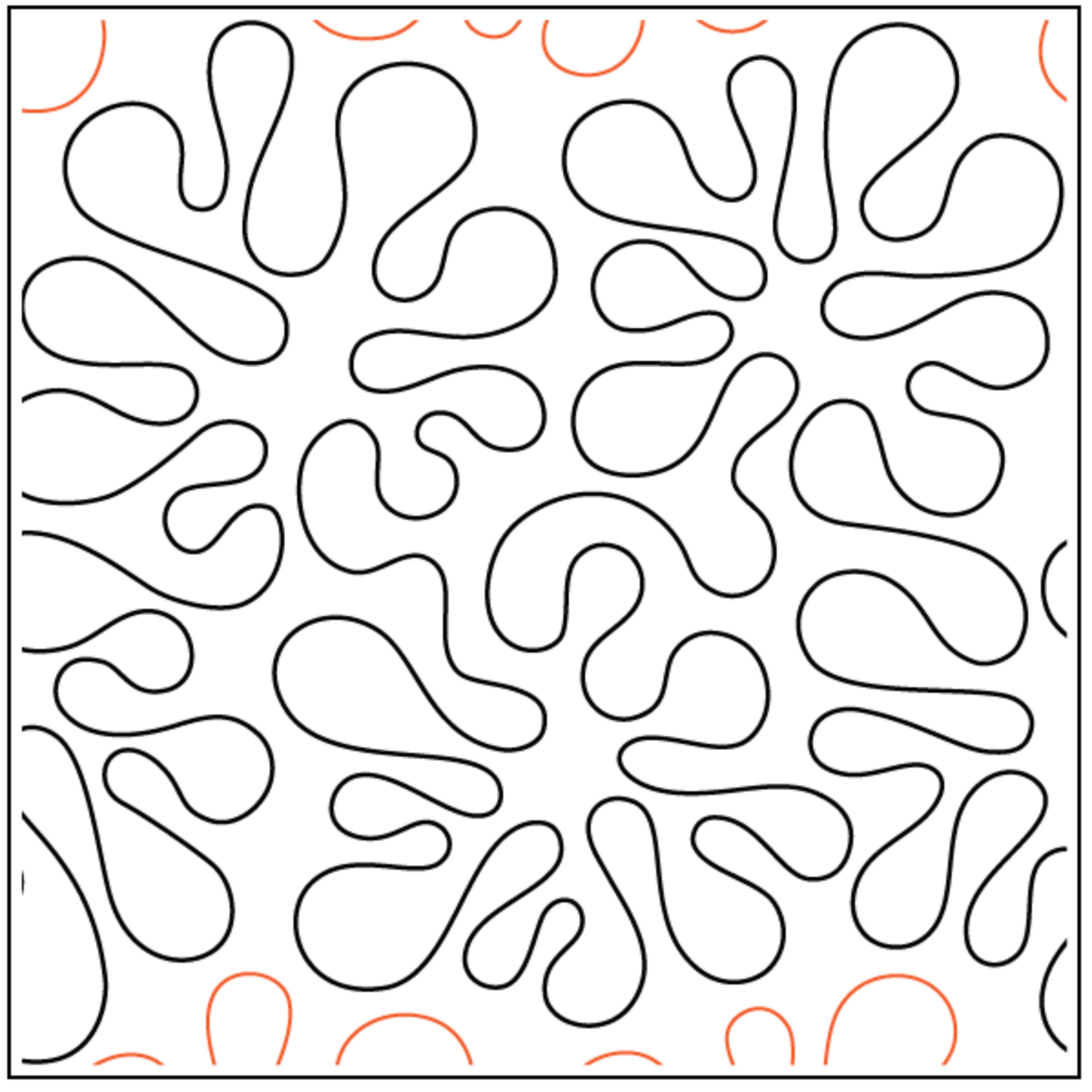 Geometric and Lines Pantograph Patterns for Edge to Edge for Longarm Quilting - Good Vibes Quilt Shop