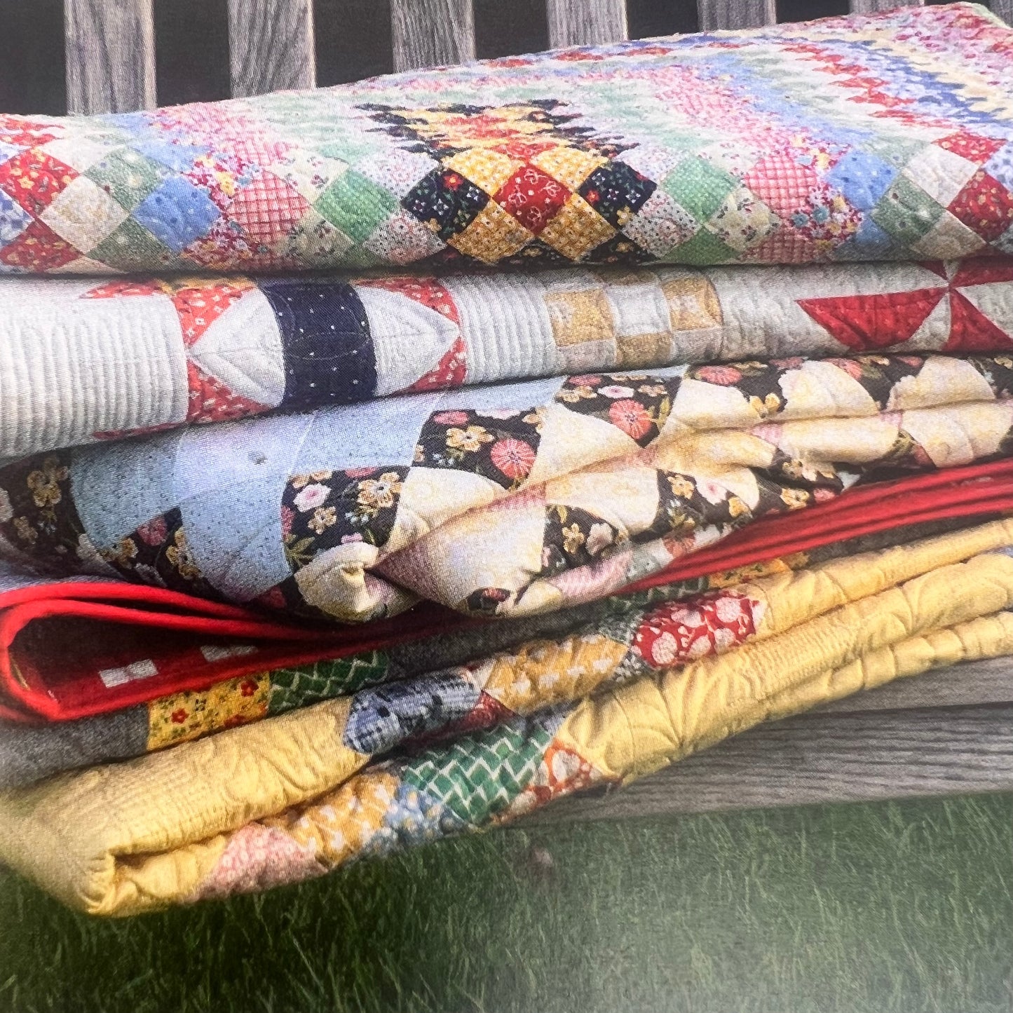 AroundtheBlockQuilts TenSisters Carman Geddes Quilt Patterns Easy Piecing Grid System