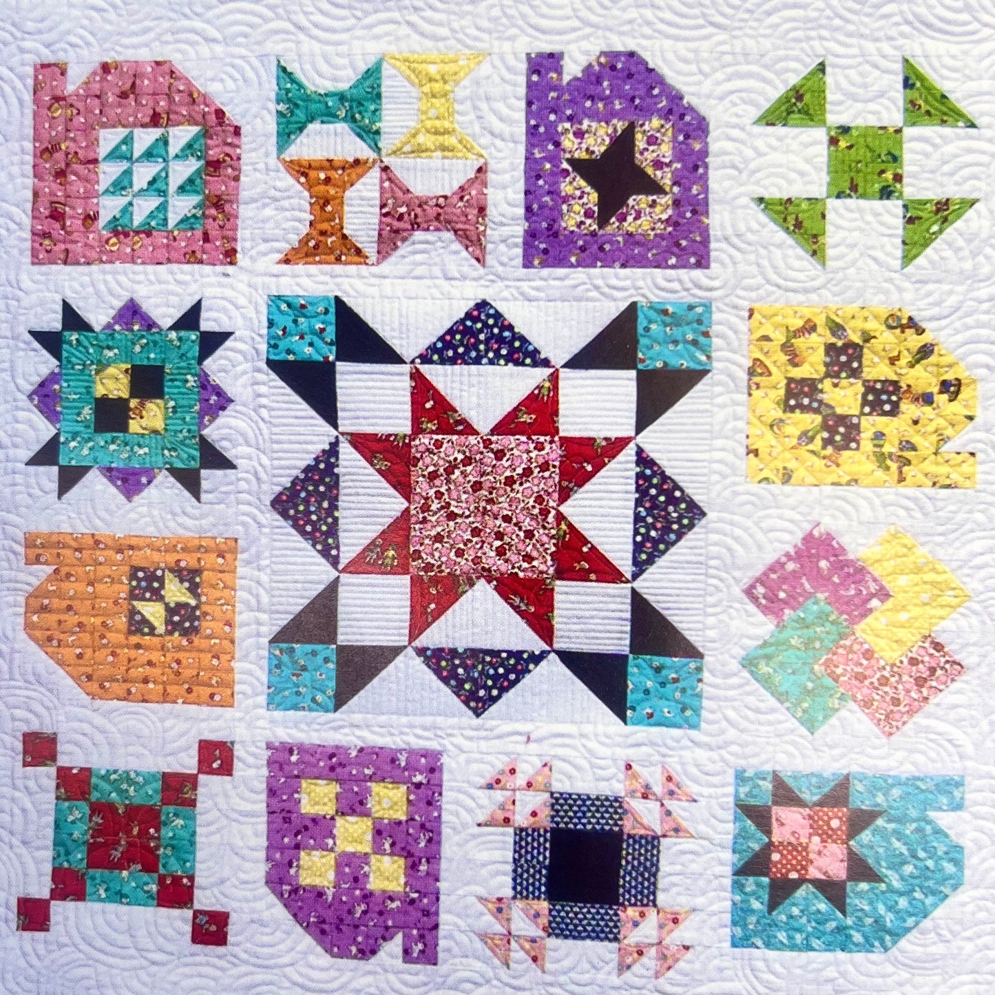 AroundtheBlockQuilts TenSisters Carman Geddes Quilt Patterns Easy Piecing Grid System House Blocks