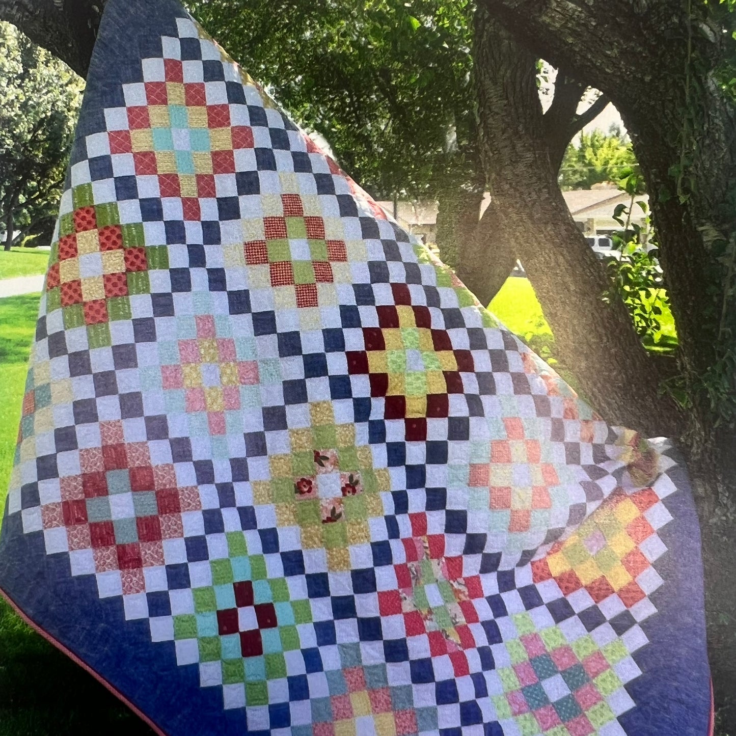 AroundtheBlockQuilts TenSisters Carman Geddes Quilt Patterns Easy Piecing Grid System