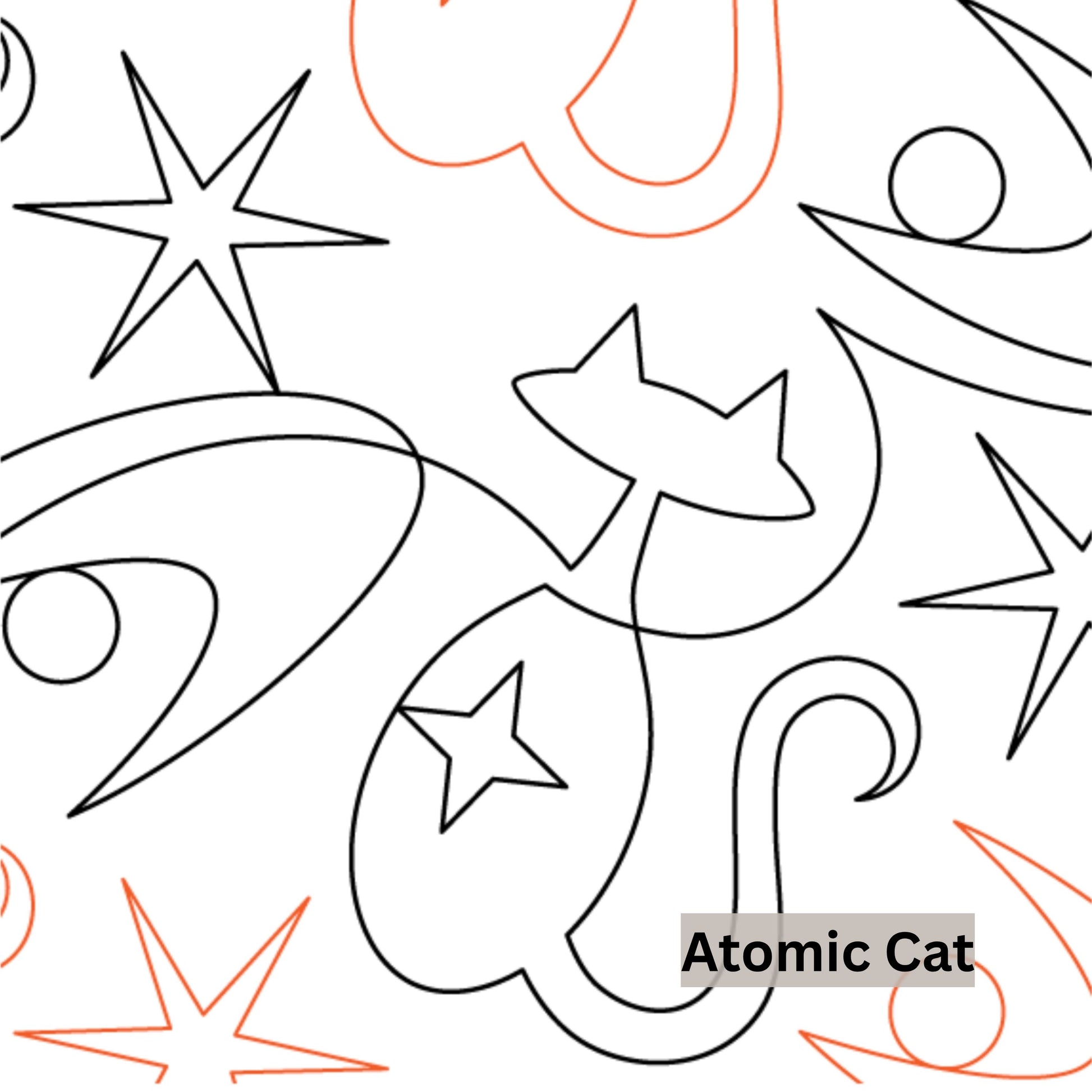 Novelty Pantograph Patterns for Edge to Edge for Longarm Quilting - Good Vibes Quilt Shop