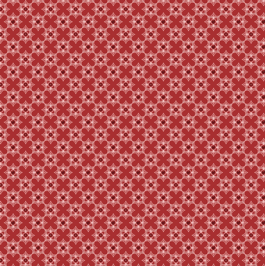 Barnyard Bandana, a PC Basic, Red Rodeo, BB21314, sold by 1/2 yard - Good Vibes Quilt Shop