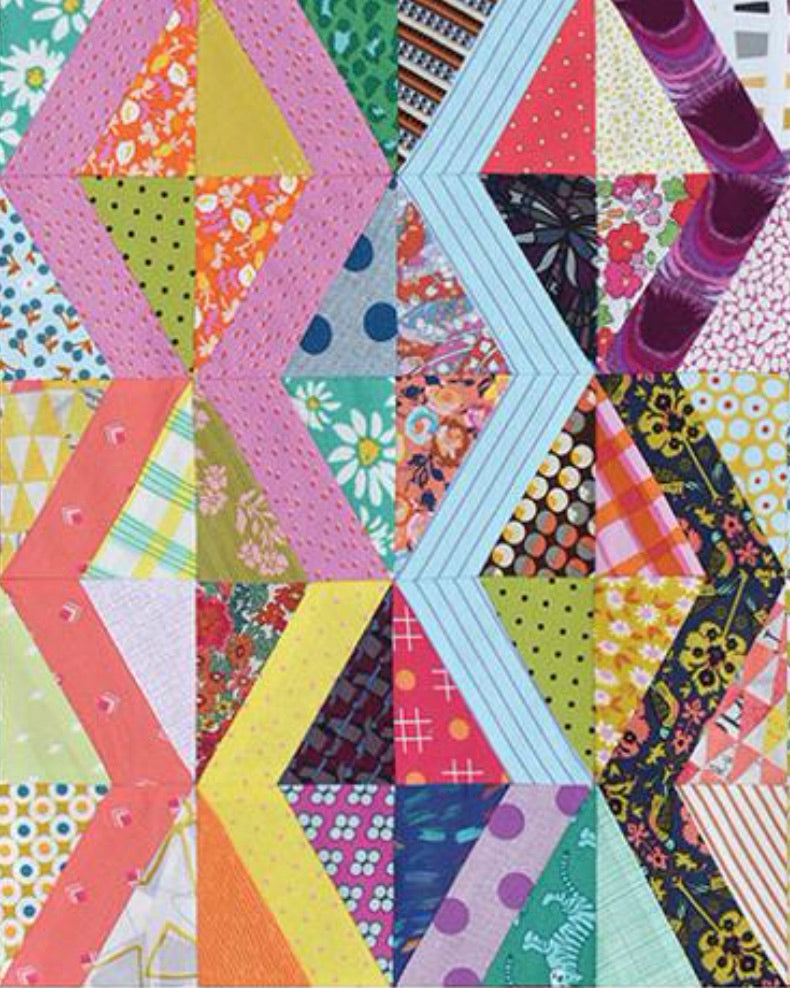 BabyRidgeBlockFoundationPaperPiecing_JenKingwell, Amitie Textiles Moda Fabrics Dear Jen Quilts