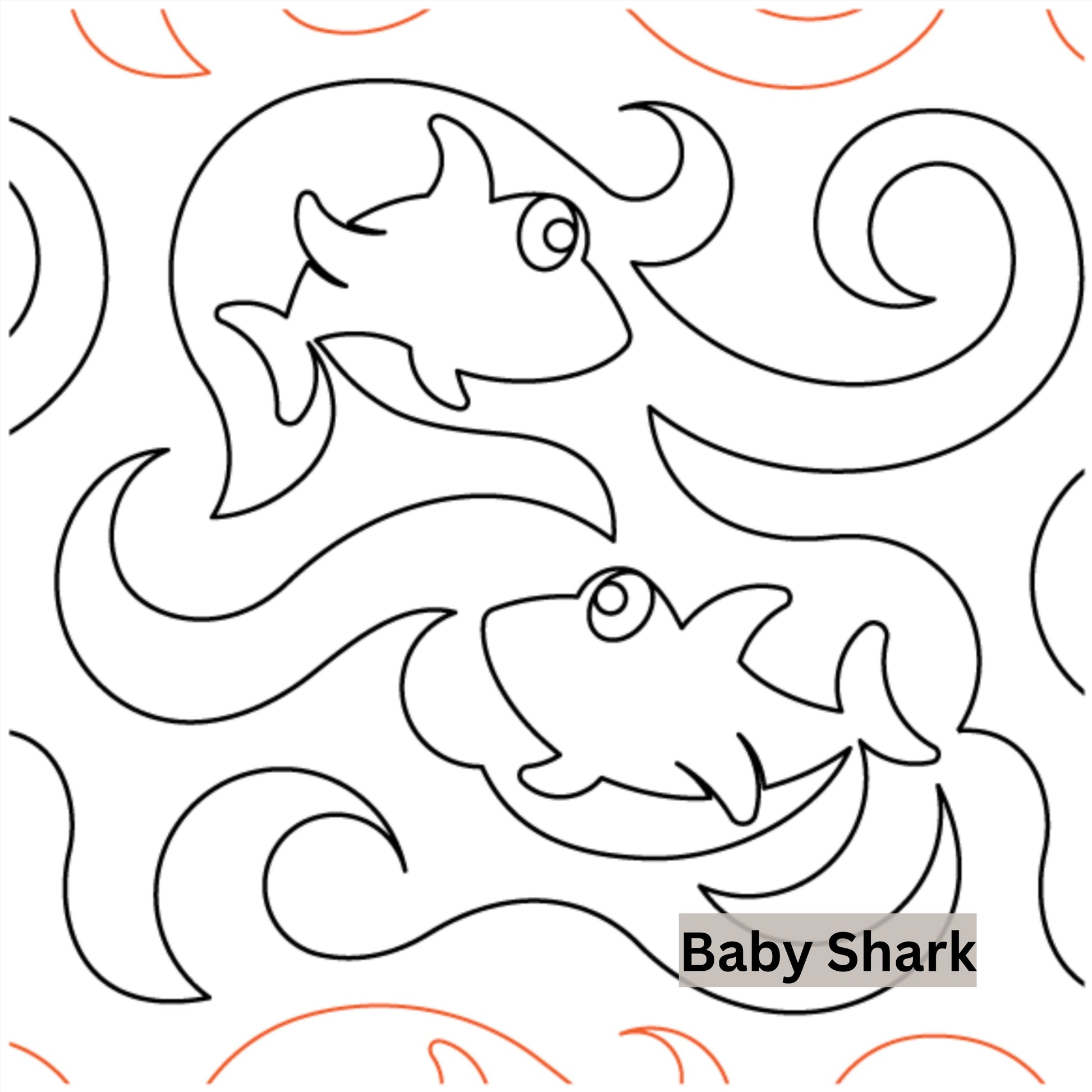 Novelty Pantograph Patterns for Edge to Edge for Longarm Quilting - Good Vibes Quilt Shop