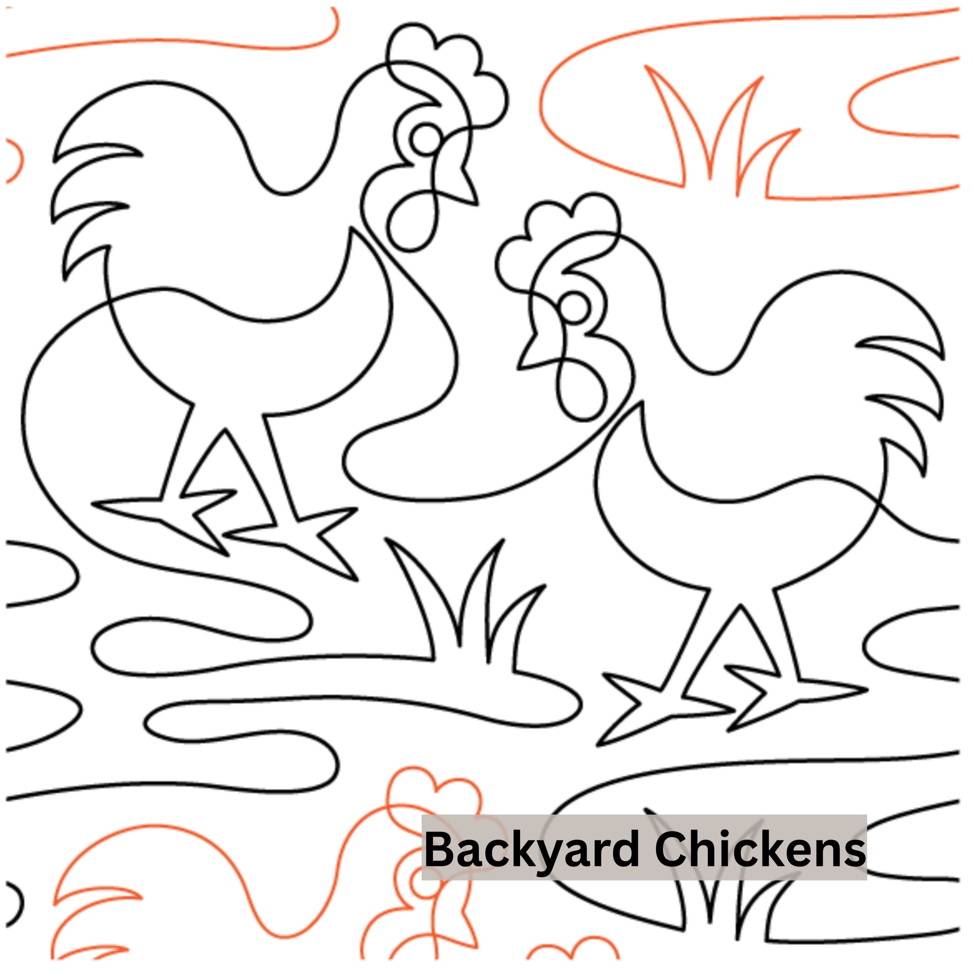 Novelty Pantograph Patterns for Edge to Edge for Longarm Quilting - Good Vibes Quilt Shop