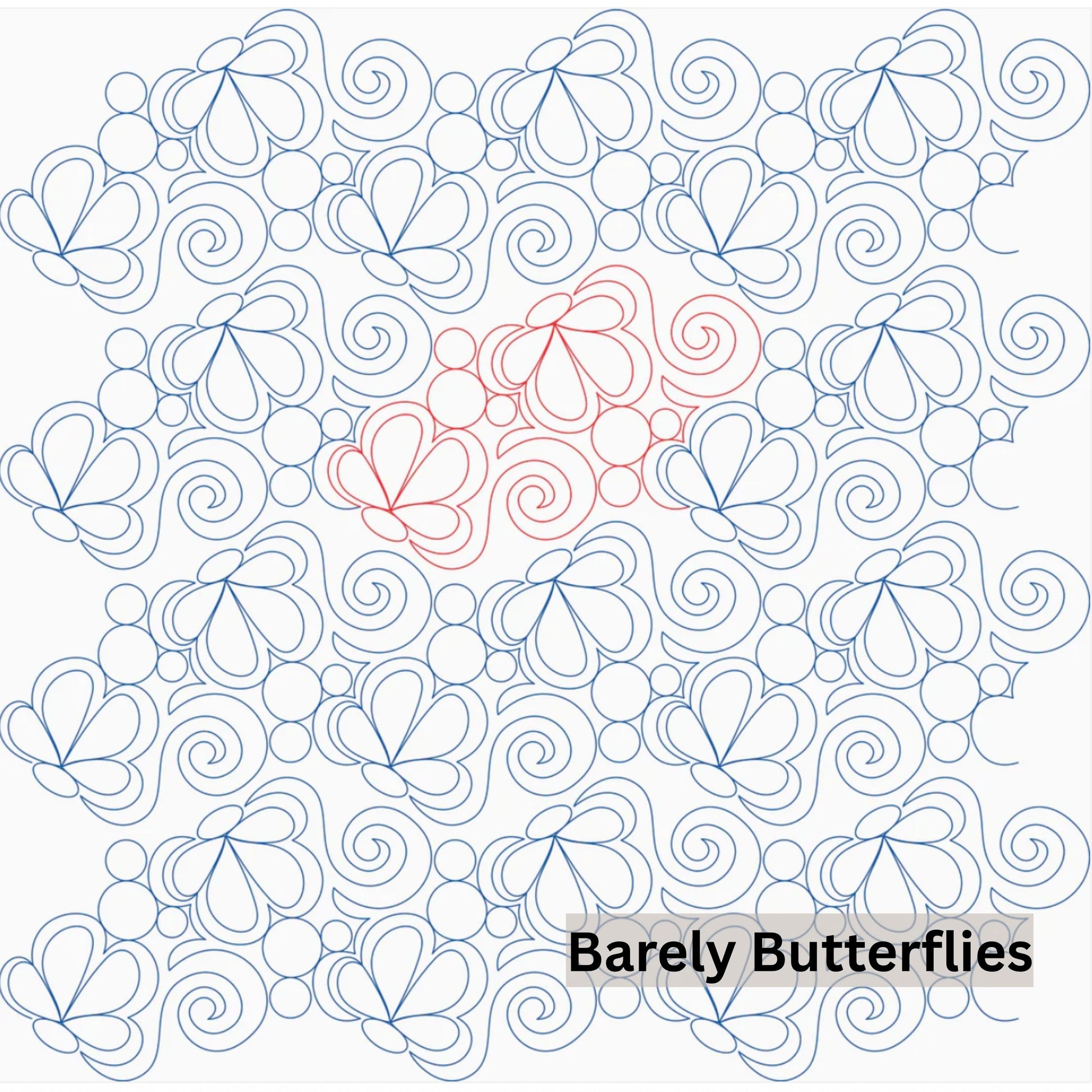 Bees, Butterflies and Bugs Pantograph Patterns for Edge to Edge for Longarm Quilting - Good Vibes Quilt Shop