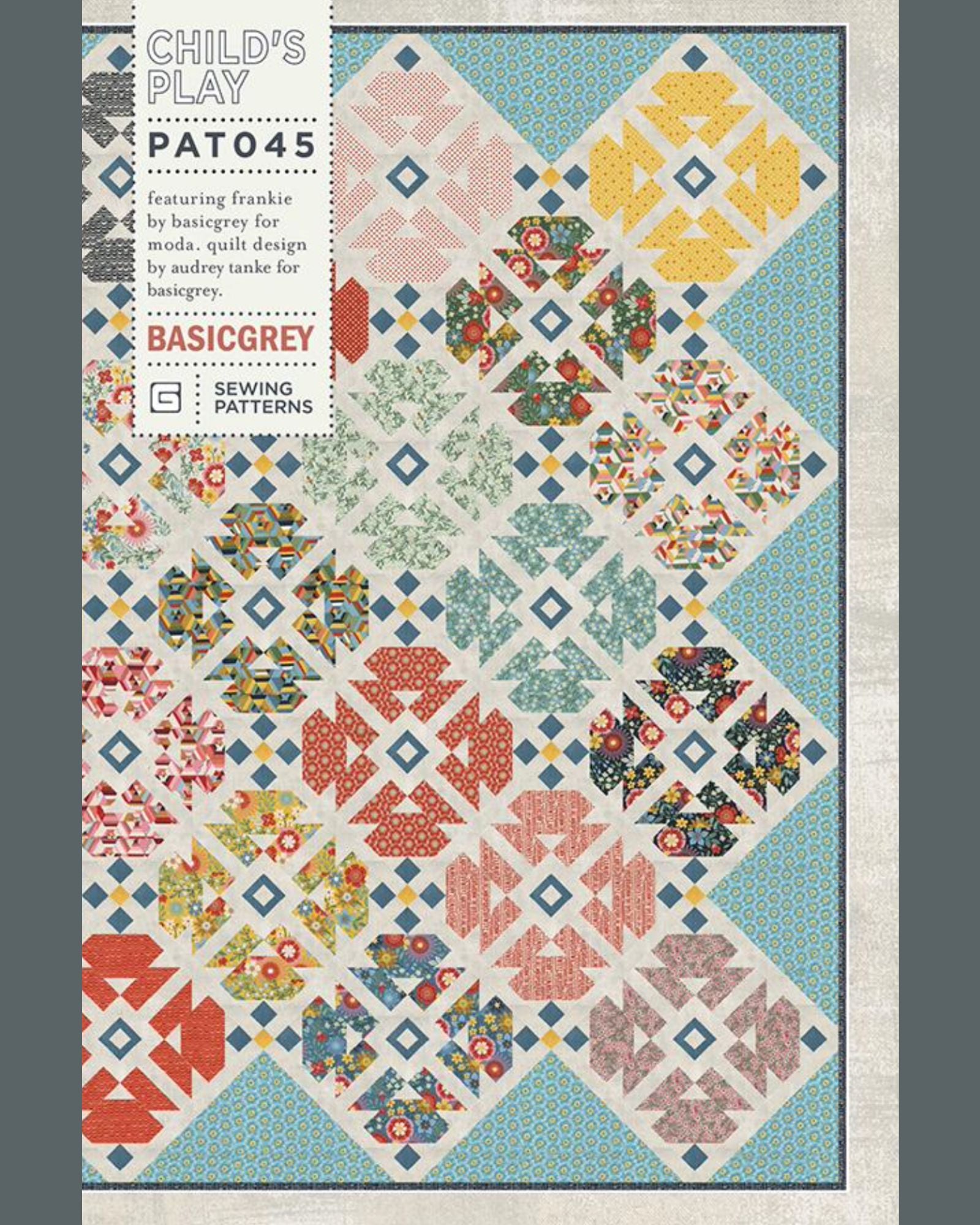 Childs Play Quilt Pattern, by Basic Grey, PAT045 - Good Vibes Quilt Shop