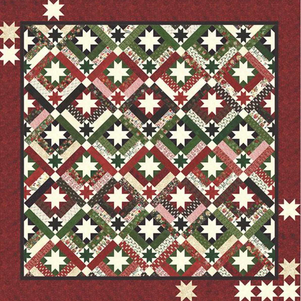 Star Fall Quilt Pattern, by Basic Grey PAT006 - Good Vibes Quilt Shop