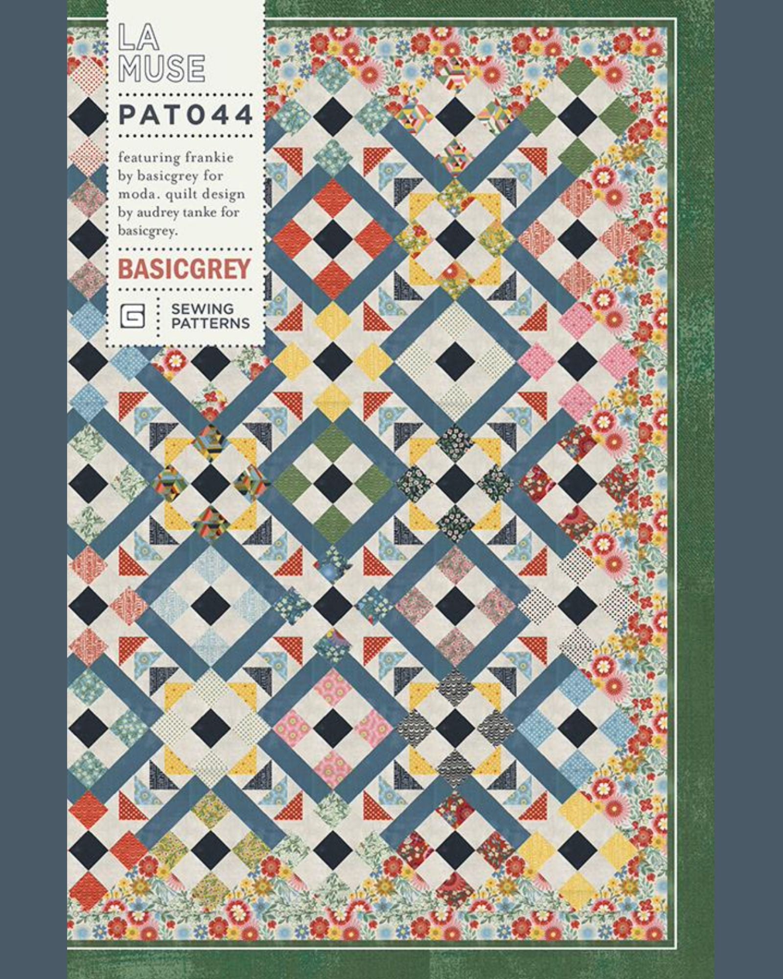 La Muse Quilt Pattern, by Basic Grey, PAT044, Layer Cake or 10" Stacker Friendly Pattern - Good Vibes Quilt Shop