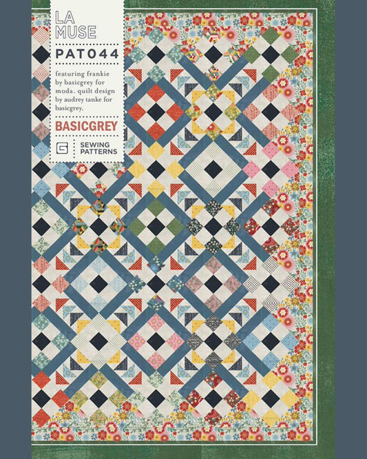 La Muse Quilt Pattern, by Basic Grey, PAT044, Layer Cake or 10" Stacker Friendly Pattern - Good Vibes Quilt Shop