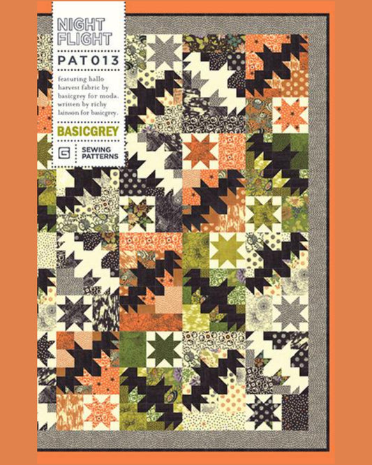 Night Flight Quilt Pattern, by Basic Grey, PAT013 - Good Vibes Quilt Shop
