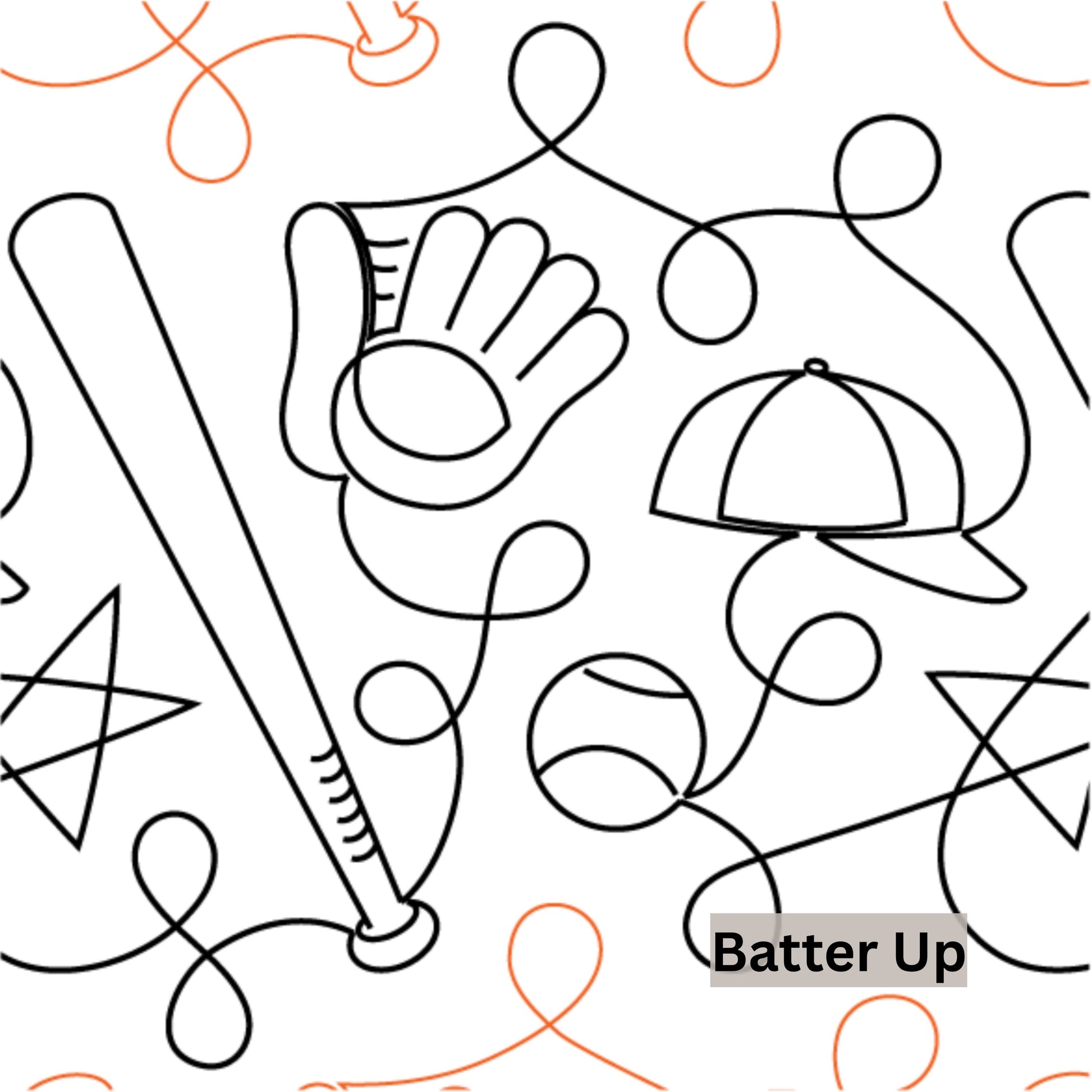 Novelty Pantograph Patterns for Edge to Edge for Longarm Quilting - Good Vibes Quilt Shop