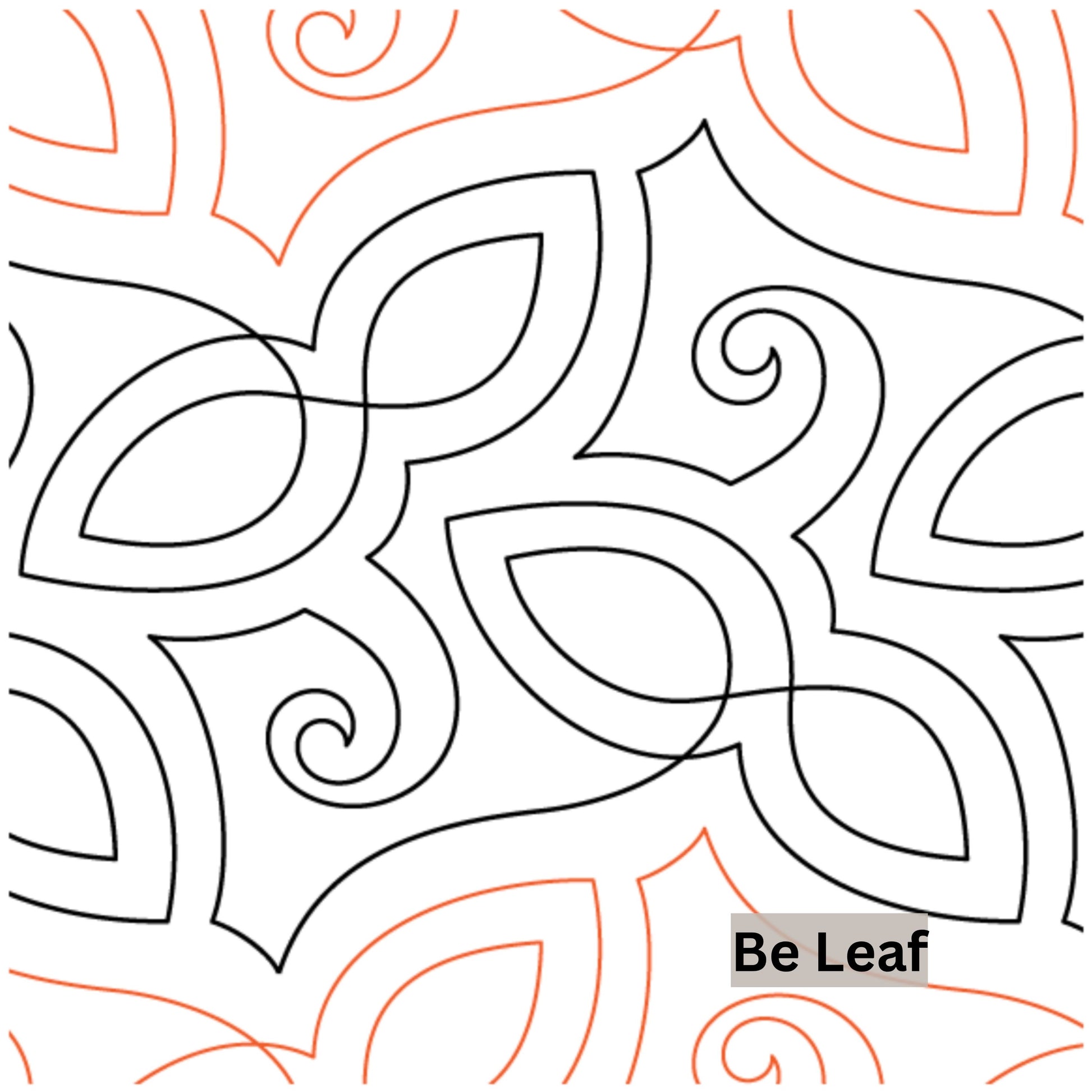 Flowers and Feathers Patterns Pantograph Patterns for Edge to Edge for Longarm Quilting - Good Vibes Quilt Shop