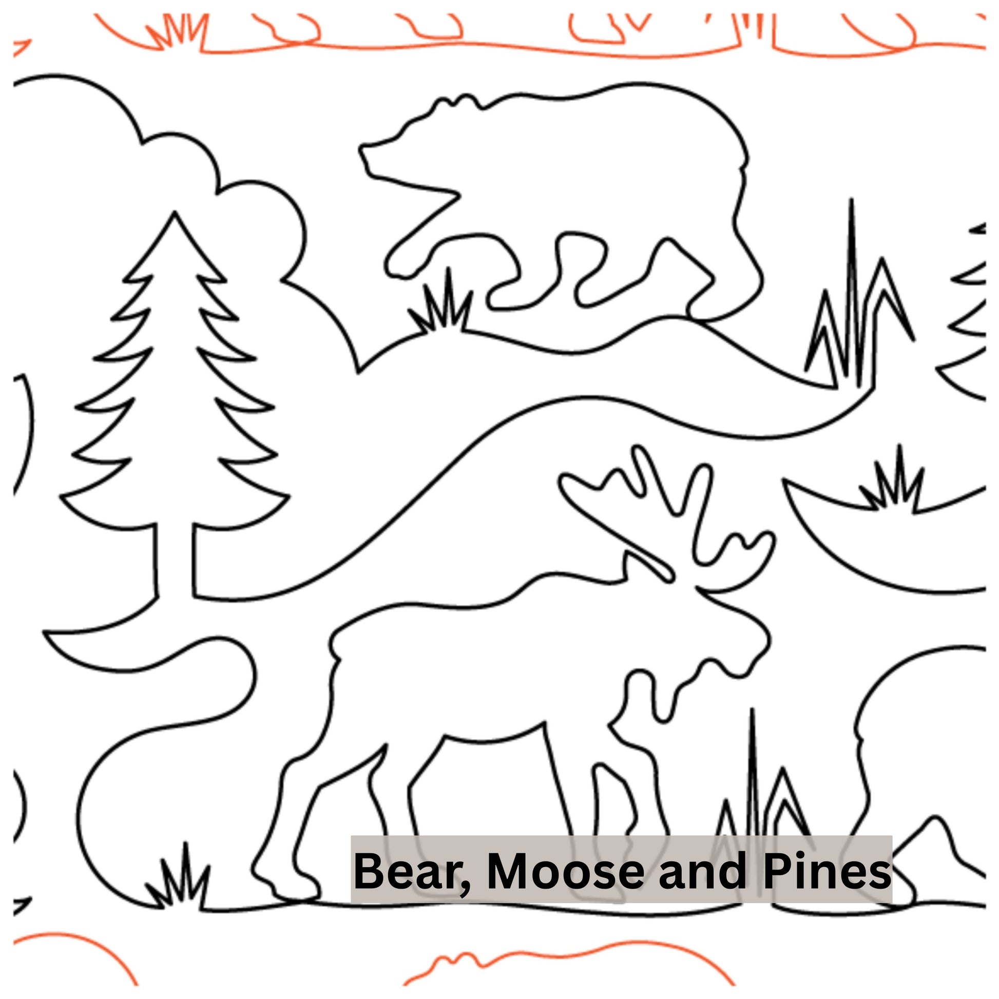 Novelty Pantograph Patterns for Edge to Edge for Longarm Quilting - Good Vibes Quilt Shop