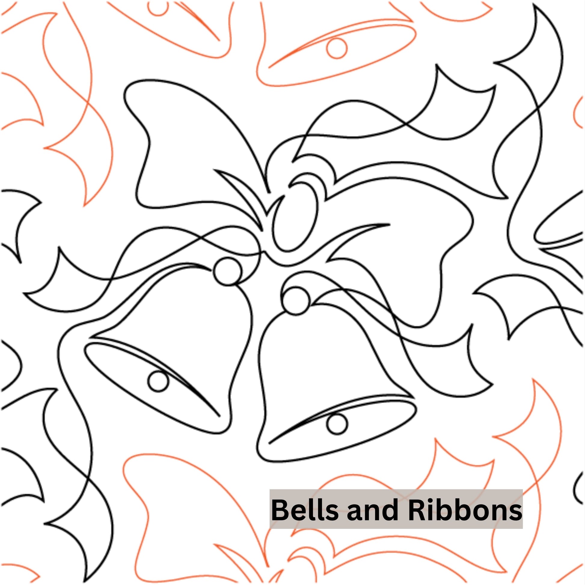 Christmas and Winter Snow Patterns Pantograph Patterns for Edge to Edge for Longarm Quilting - Good Vibes Quilt Shop