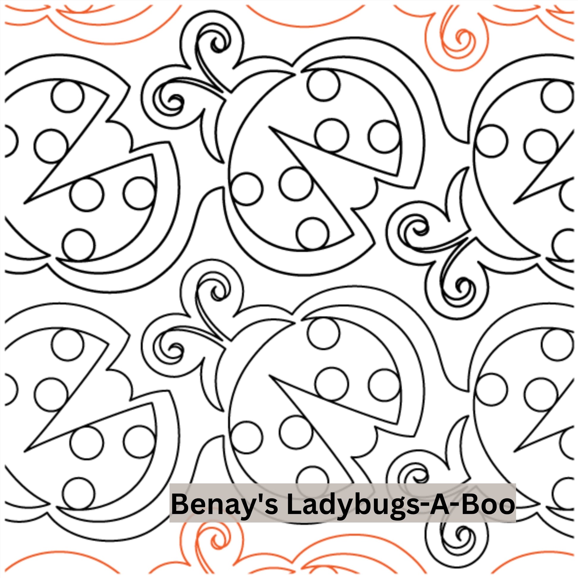 Bees, Butterflies and Bugs Pantograph Patterns for Edge to Edge for Longarm Quilting - Good Vibes Quilt Shop
