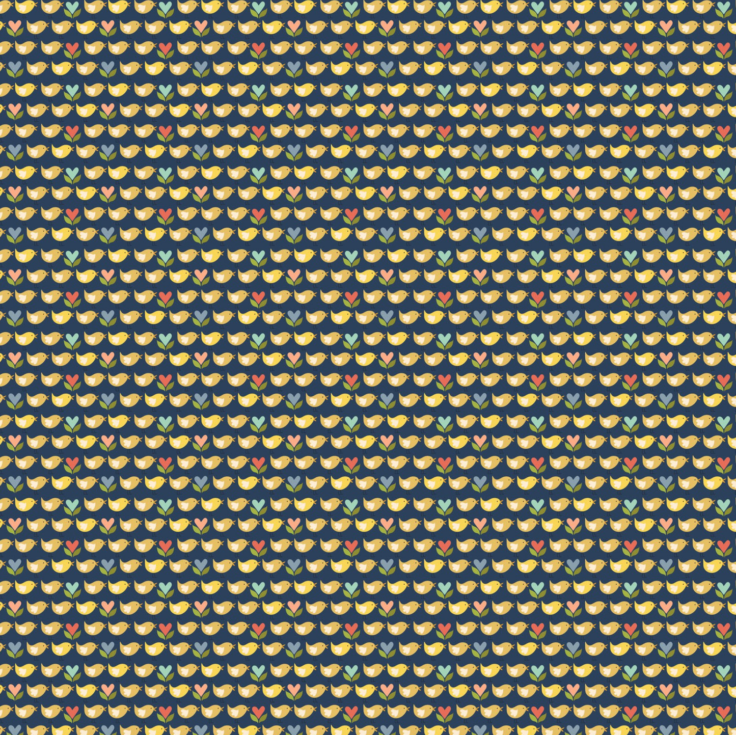 Betsy's Sewing Kit, Little Chicks, Black, BK22112, sold by the 1/2 yard - Good Vibes Quilt Shop