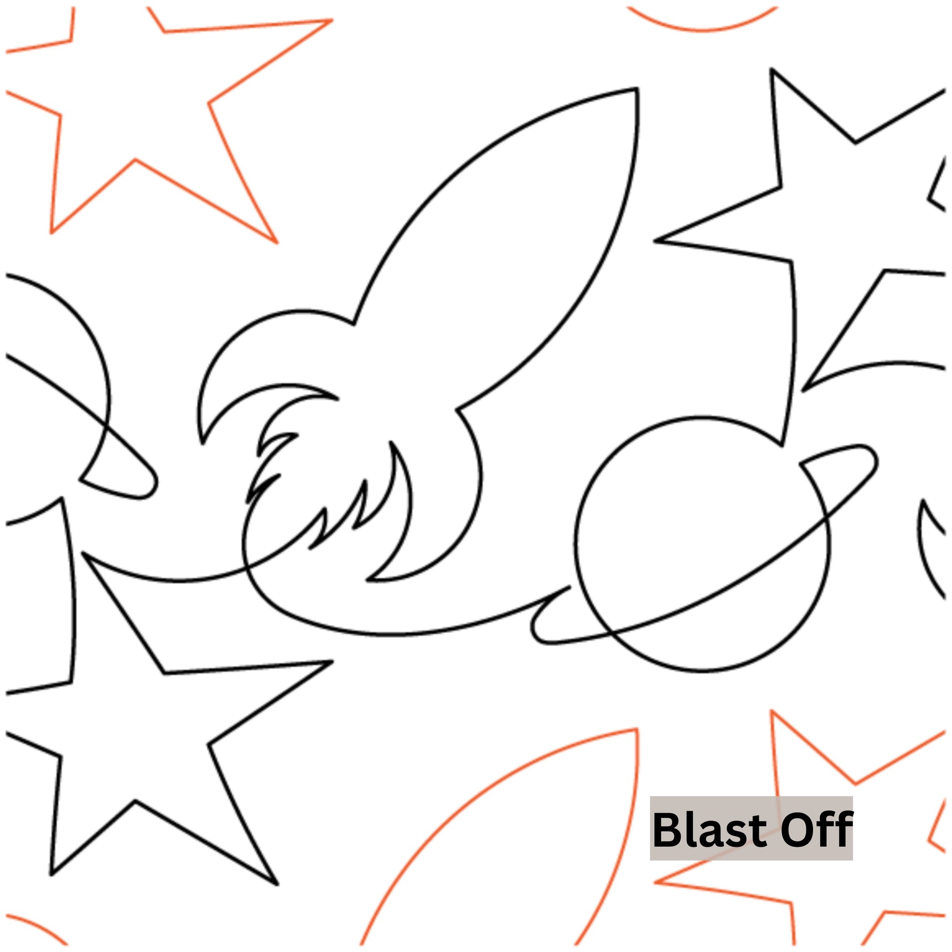 Novelty Pantograph Patterns for Edge to Edge for Longarm Quilting - Good Vibes Quilt Shop