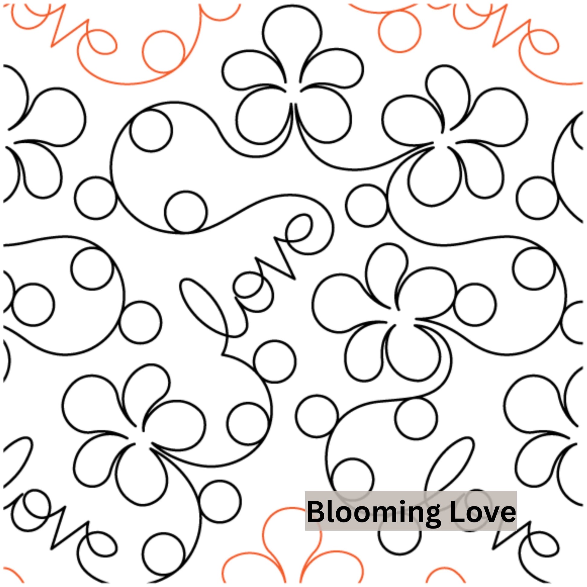 Novelty Pantograph Patterns for Edge to Edge for Longarm Quilting - Good Vibes Quilt Shop