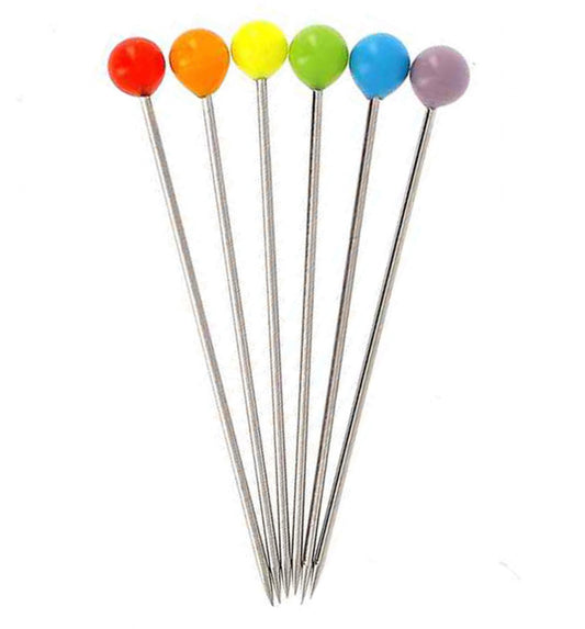Bohin, Glass Head Pins 1-3/16in - Good Vibes Quilt Shop
