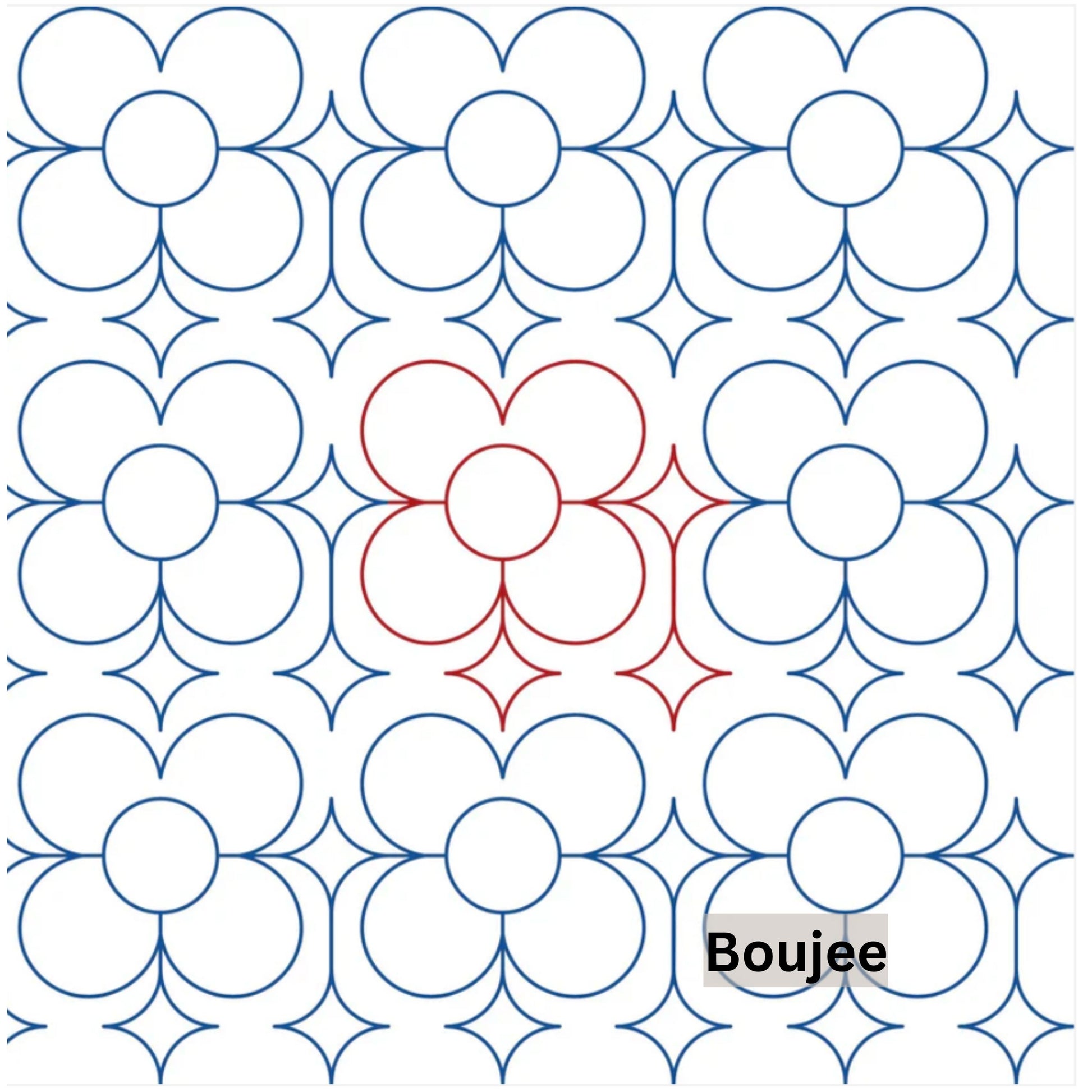 Flowers and Feathers Patterns Pantograph Patterns for Edge to Edge for Longarm Quilting - Good Vibes Quilt Shop