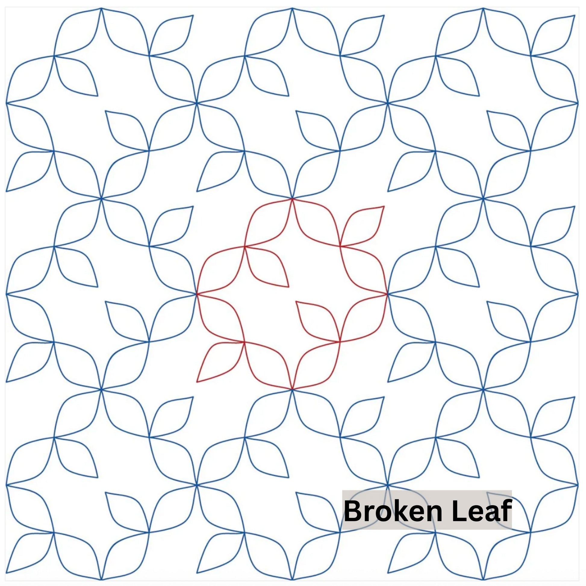 Flowers and Feathers Patterns Pantograph Patterns for Edge to Edge for Longarm Quilting - Good Vibes Quilt Shop