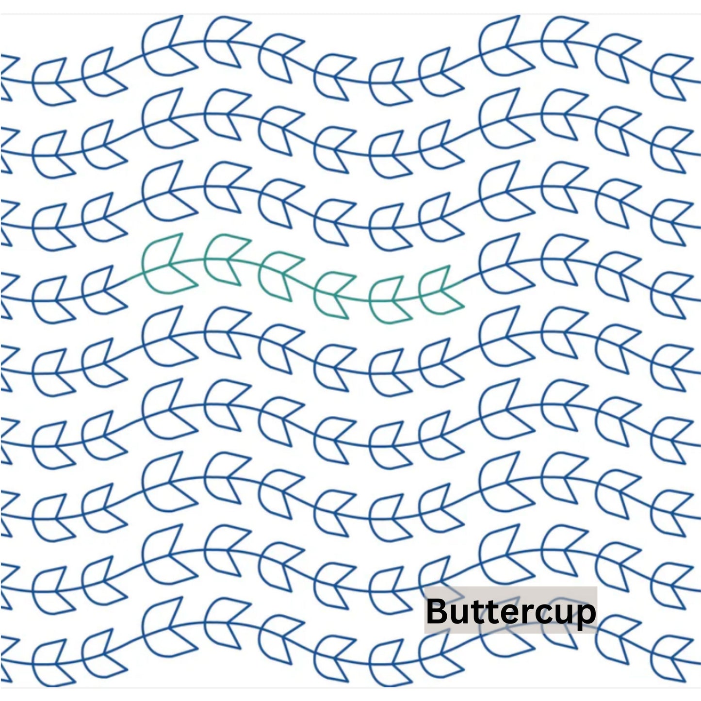 Flowers and Feathers Patterns Pantograph Patterns for Edge to Edge for Longarm Quilting - Good Vibes Quilt Shop