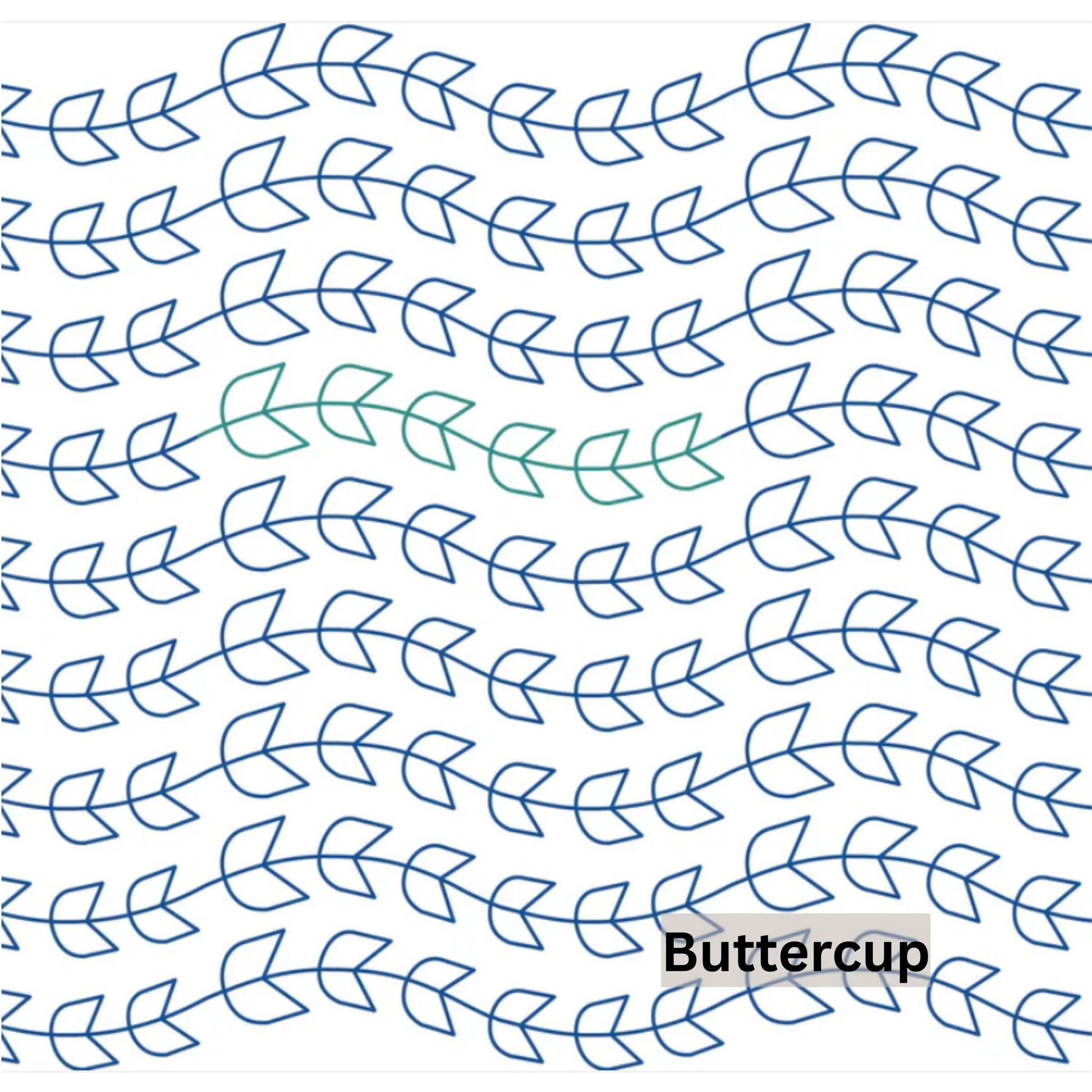 Flowers and Feathers Patterns Pantograph Patterns for Edge to Edge for Longarm Quilting - Good Vibes Quilt Shop
