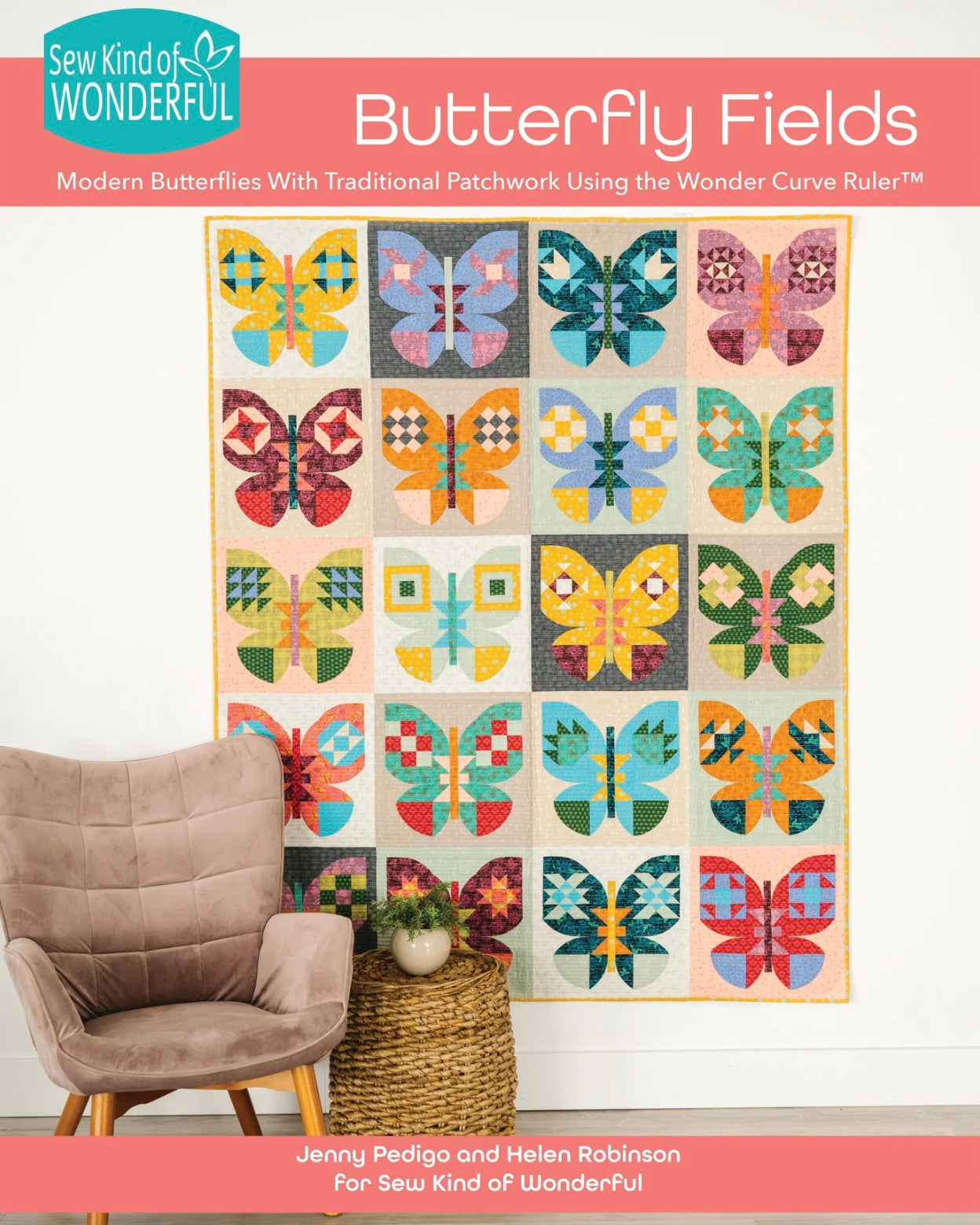 Butterfly Fields Quilt Pattern Booklet, Sew Kind of Wonderful