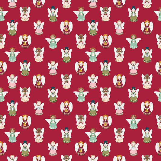 Christmas Village by Katherine Lenius, Red Angels - Good Vibes Quilt Shop