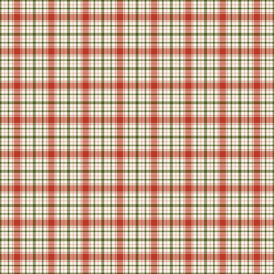 Christmas is in Town, C14746-Multi Plaid, sold by the 1/2 yard, PREORDER - Good Vibes Quilt Shop