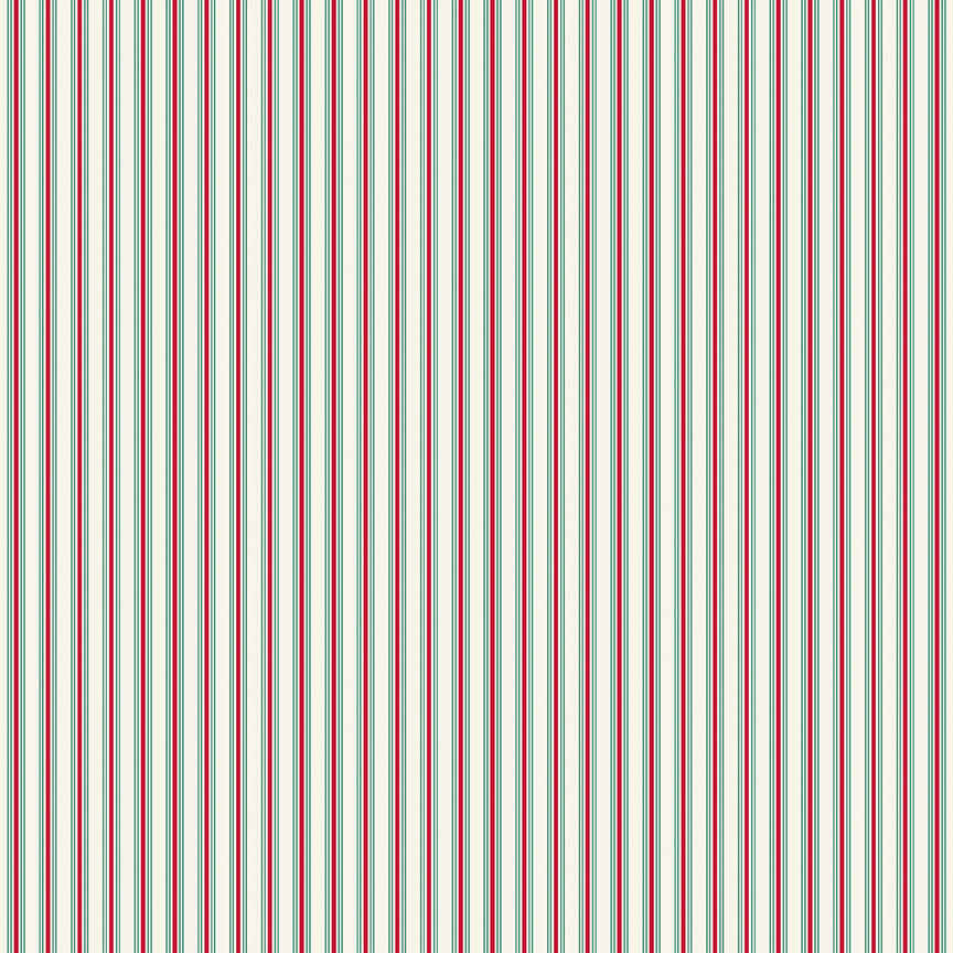 Merry Little Christmas, by My Mind's Eye, C14847 Cream Stripes - Good Vibes Quilt Shop