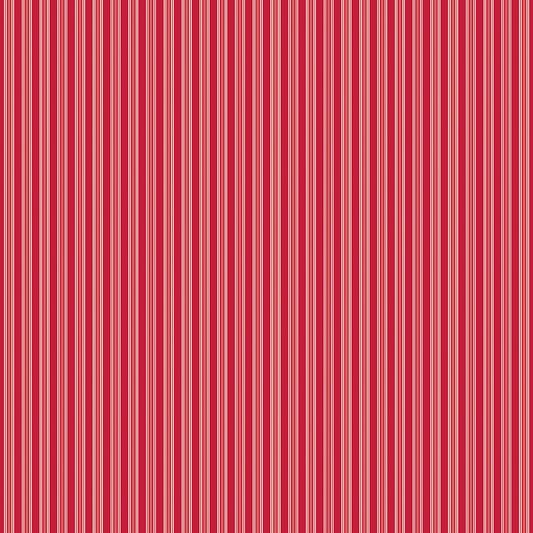Merry Little Christmas, by My Mind's Eye, C14847 Red Stripes - Good Vibes Quilt Shop