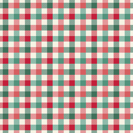 Merry Little Christmas, by My Mind's Eye, C14848 Multi Check - Good Vibes Quilt Shop