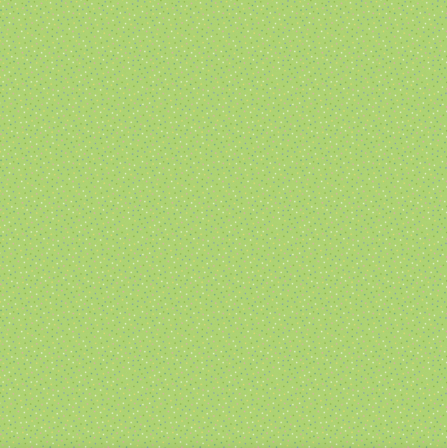 Country Confetti Brights, Sweet Pickles Green, CC20198, sold by the 1/2 yard - Good Vibes Quilt Shop
