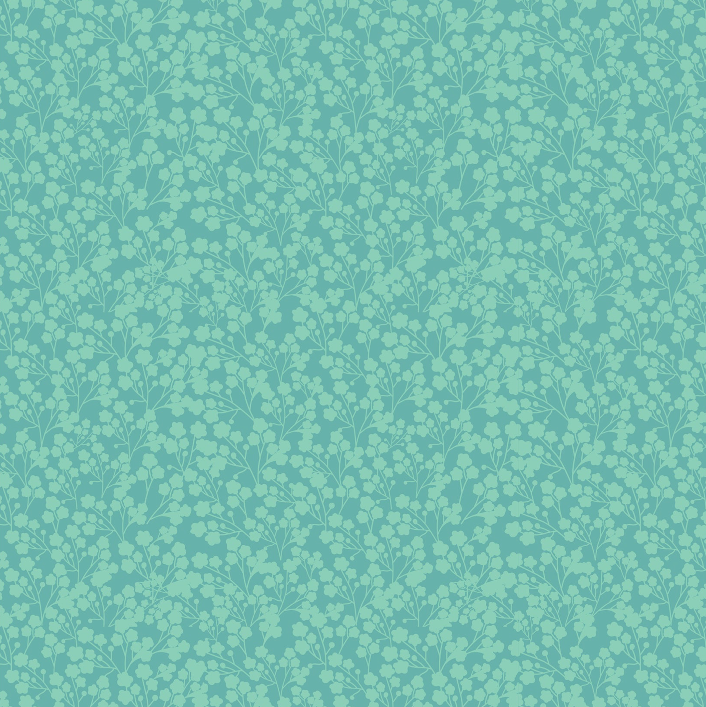 Calico Cowgirls, Wildflowers Teal, CW24811, sold by 1/2 yard, *PREORDER - Good Vibes Quilt Shop